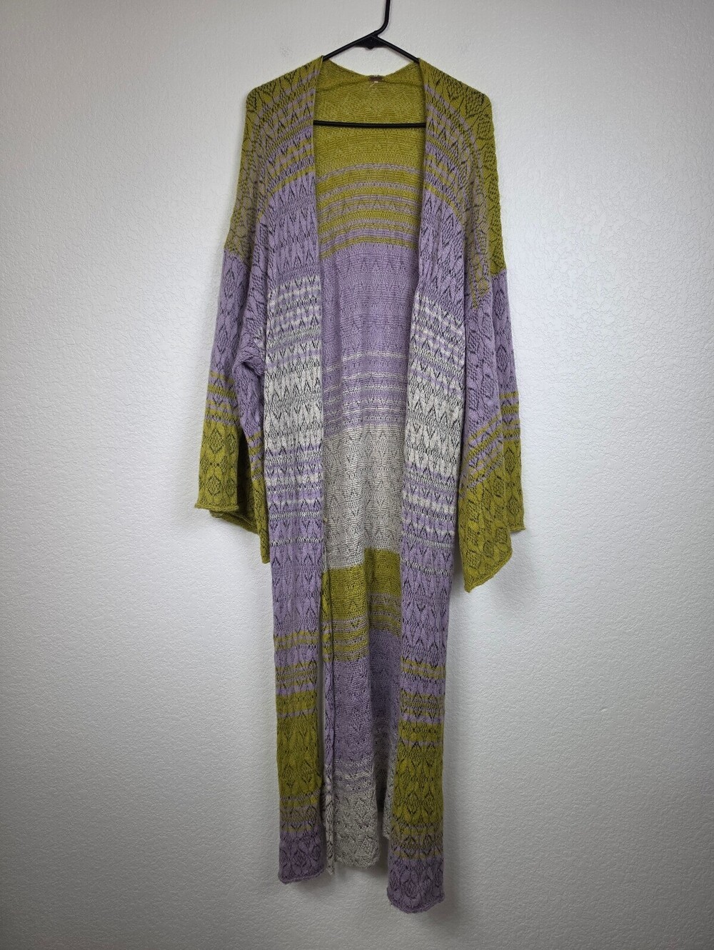 Free People Long Knit Cardigan Sweater Size Small